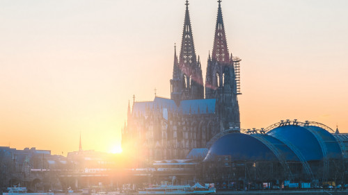 Kölner Dom und Rhein