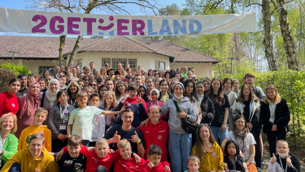 Alle Teilnehmer beim 2getherLAND Camp Alle Teilnehmer beim 2getherLAND Camp