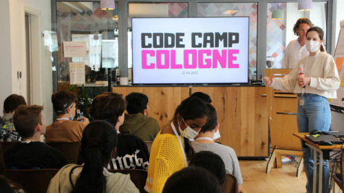 Das Code Camp wird moderiert