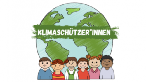 Logo der Klimaschützer: Kinder vor Welt